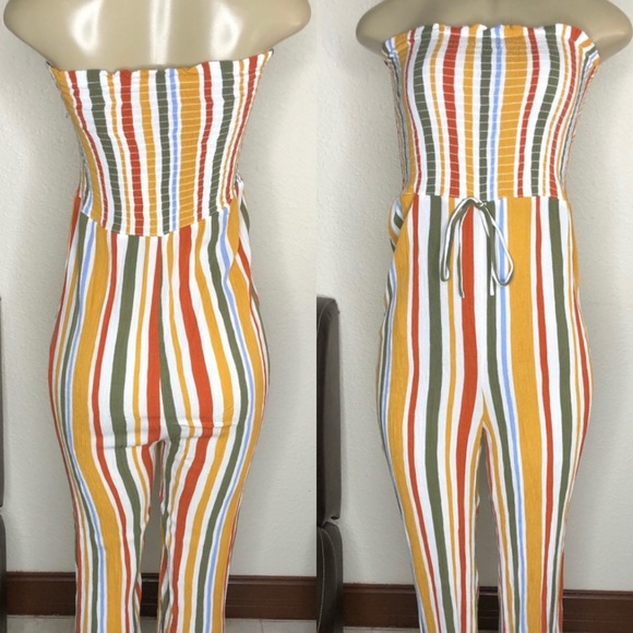 Marshalls Pants - SOLD MEDIUM STRIPED ROMPER